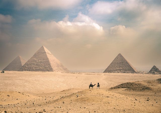 The Pyramids of Giza, Egypt